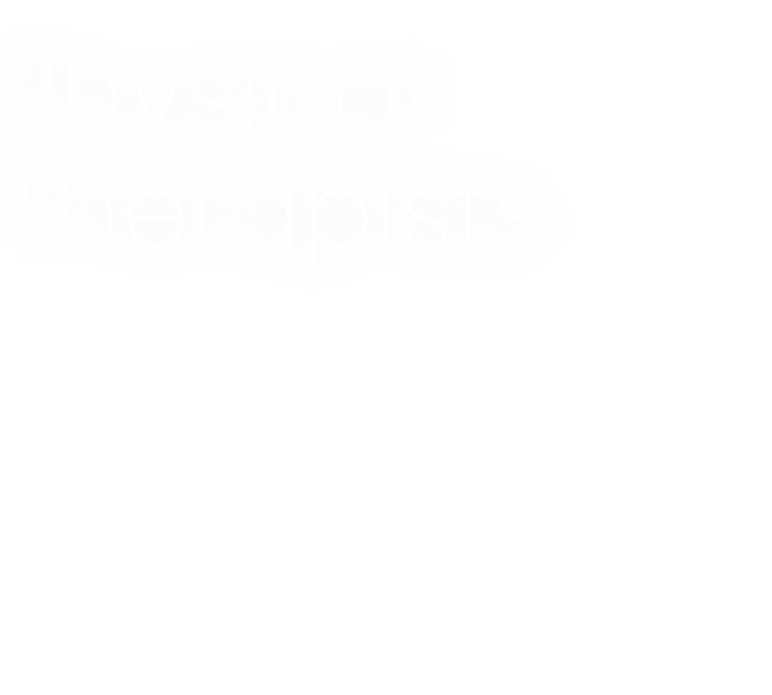 Physical Therapists 理学療法士が在籍 痛みの根本的な原因を解決するリハビリテーション